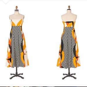 Anthropologie Tabitha strapless maxi dress